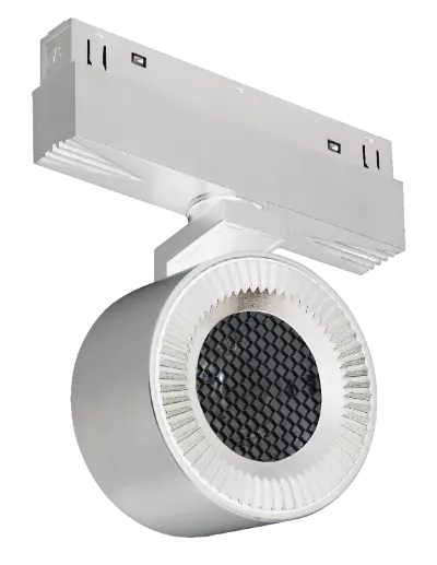 Трековый магнитный светильник iLedex Vision 4822-010-D82-12W-38DG-3000K WH (WALL WASHER)