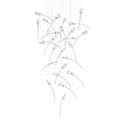 Каскадная люстра Delight Collection 9081P/25 gold