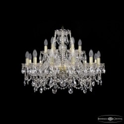 Подвесная люстра Bohemia Ivele Crystal 1411/12+6/240 G
