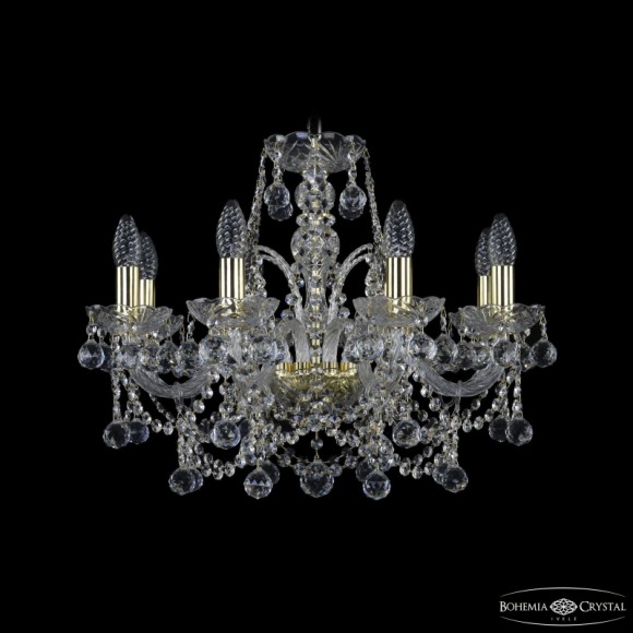 Подвесная люстра Bohemia Ivele Crystal 1411/8/195 G Balls
