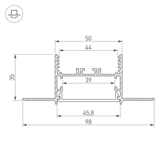 Соединитель профиля Arlight SL-LINIA 030105