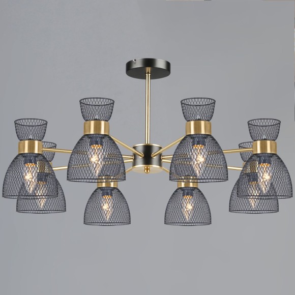 Люстра на штанге Reluce 39760-0.3-08 COP+BK