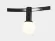 Трековый светильник Italline Fantom IT010-4021 black 3000K