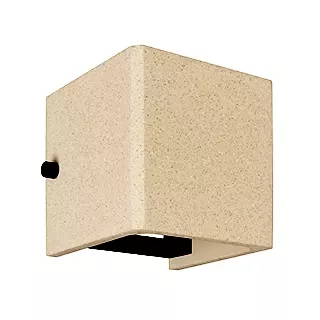 Уличный настенный светильник Arlight LGD-PERAN-WALL-S120x120-6W Warm3000 (Light ivory, 0-80 deg, 230V) (IP65 Бетон) 061760
