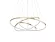 Подвесная люстра Newport 15000 15303/S champagne gold М0068824, Золото, Белый, Теплый белый