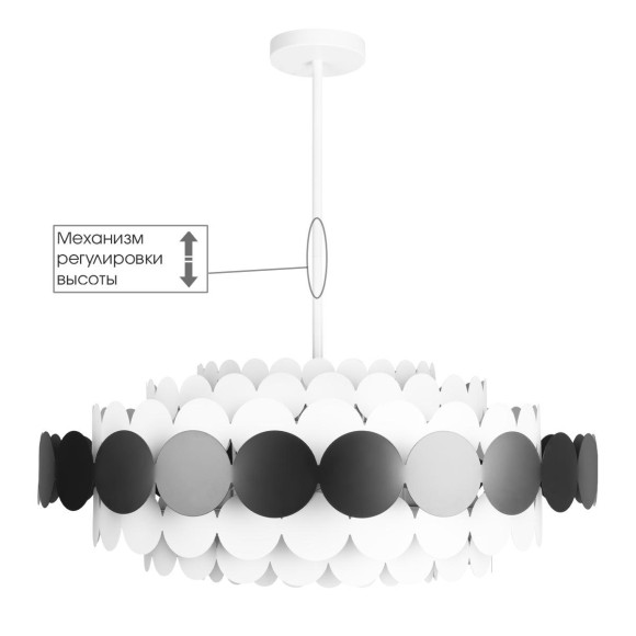 Люстра на штанге Loft IT Juicy 10310/M Black