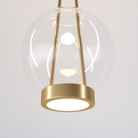 Подвесной светильник Eurosvet Frasco 50267/1 LED латунь a069344