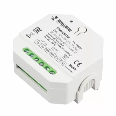 Конвертер сигнала Arlight DALI-0/1-10V-301-72-DRO-RL-DIN White (BUS, 1x20mA) (IARL, IP20 Пластик) 055820