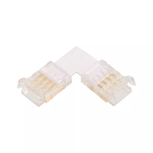 Коннектор угловой для ленты SMD RGB шириной 10мм, комплект 3шт. WOLTA WLS-4PIN-RGB-10MM-L Коннектор угловой для ленты SMD RGB шириной 10мм, комплект 3шт. WOLTA WLS-4PIN-RGB-10MM-L