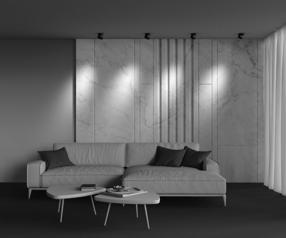 Светодиодный спот Maytoni Magic C022CL-12W4K-B-1, LED, 12W, черный