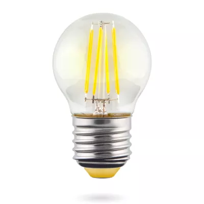 Лампа светодиодная Voltega E27 6W 4000К прозрачная VG10-G1E27cold6W-F 7024