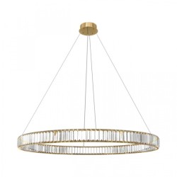 Подвесная светодиодная люстра Loft IT Crystal ring 10135/1000 Gold