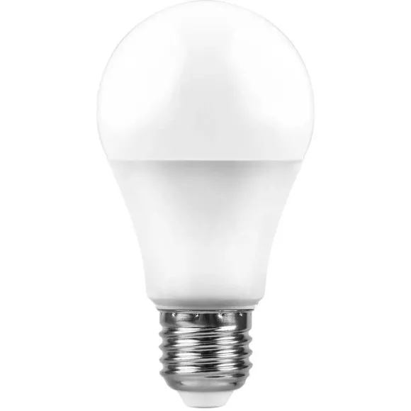 Лампа светодиодная Feron E27 7W 6400K Свеча Матовая LB-97 25883, Холодный белый, Россия
