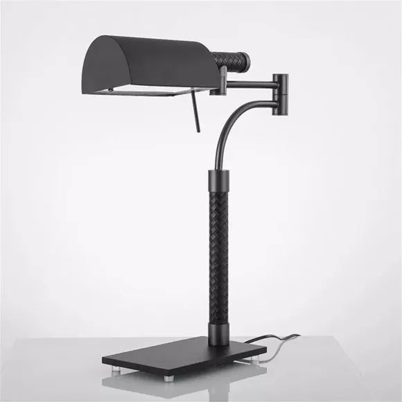 Настольная лампа Delight Collection Table lamp T7001 black, Хай-тек, Черный