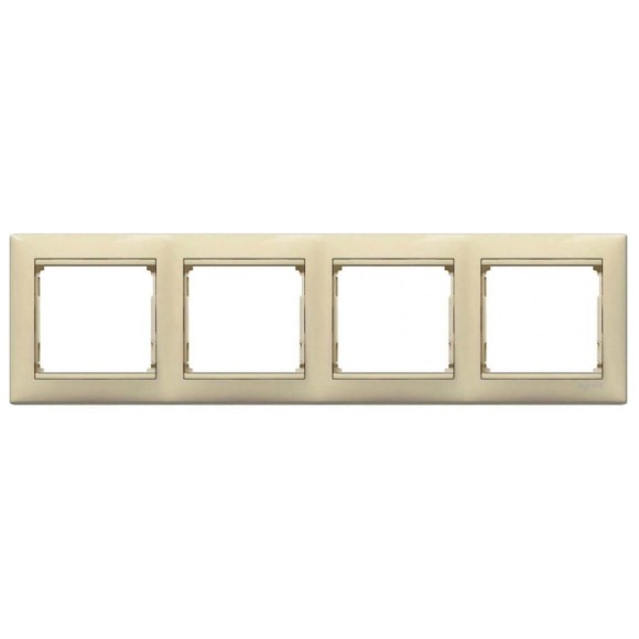 Рамка 4-постовая Legrand Valena слоновая кость 774354