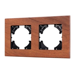 Рамка на 2 поста из натурального дерева Arlight FRM-XSILO-WD-2-NL 050871