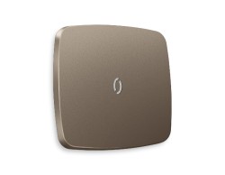 Лицевая панель для выключателя одноклавишного с подсветкой Ambrella Volt Omega OP6320