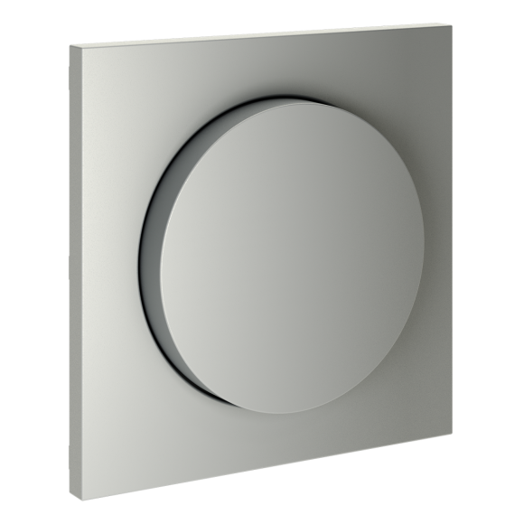 Накладка для светорегулятора поворотно-нажимного Voltum S70 (сталь) VLS002005