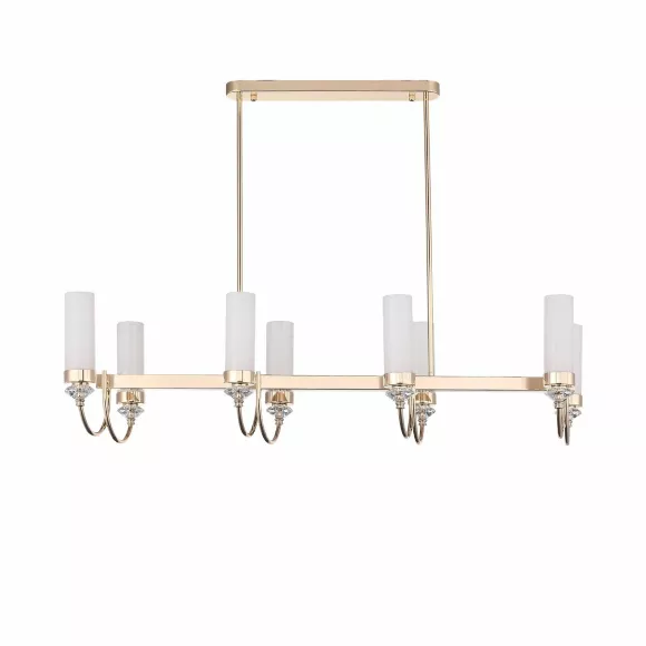 Подвесная люстра ST Luce Элегра SL1402.263.08, Латунь, Белый, Металл