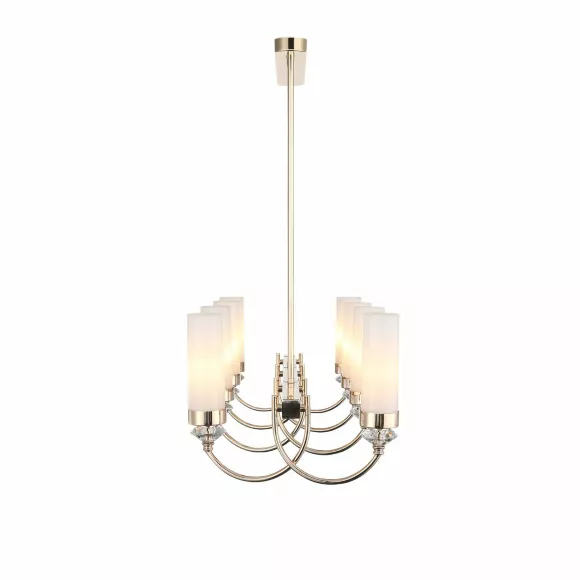 Подвесная люстра ST Luce Элегра SL1402.263.08, Латунь, Белый, Металл, декоративные элементы крупным планом