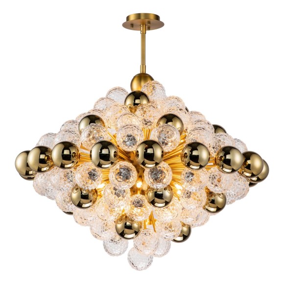 Люстра на штанге iLamp Rockfeller 100D-18 Matt Bronze