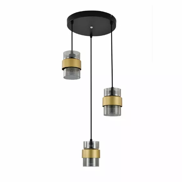 Подвесной светильник Escada Hurricane 1139/3S Black/Gold, Черный, Золото, Металл Подвесной светильник Escada Hurricane 1139/3S Black/Gold, Черный, Золото, Металл