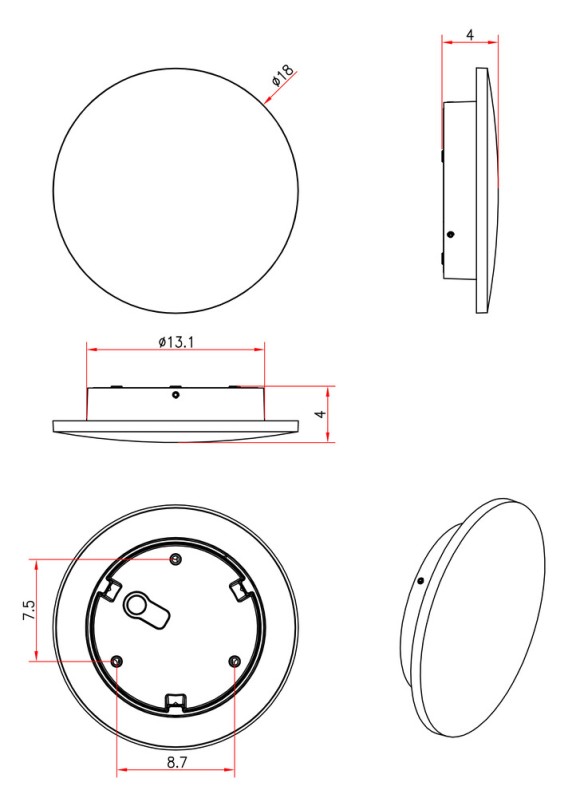 Уличный настенный светильник Arte Lamp Nimbo A1510AL-1WH