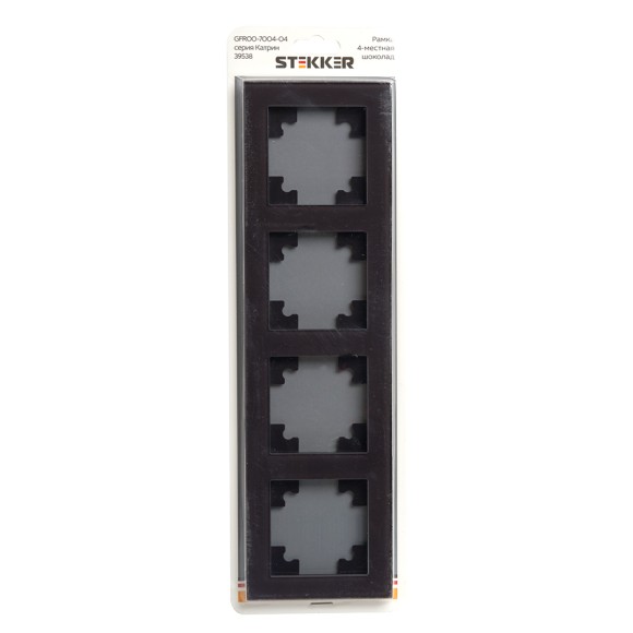 Рамка горизонтальная 4-местная Stekker Катрин 39538
