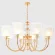 Подвесная люстра Crystal Lux ELENA SP8 GOLD