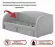 Кровать односпальная Elda 2000x900 c матрасом PROMO B COCOS NMB_TE-00003902