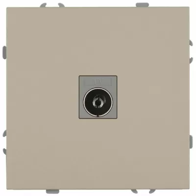 Розетка Эра Galaxy 15-3101-04 TV одиночная IP20 шампань Б0070721