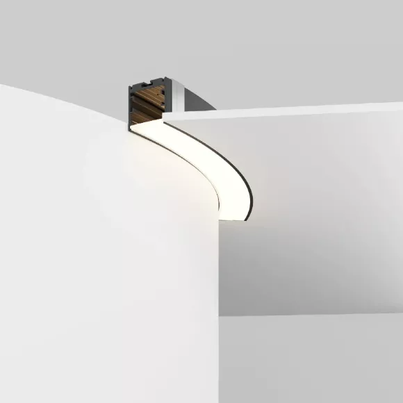 Радиусный профиль Maytoni Led strip ALM-3535R-B-D-45°-0.8M, общий вид Радиусный профиль Maytoni Led strip ALM-3535R-B-D-45°-0.8M, общий вид