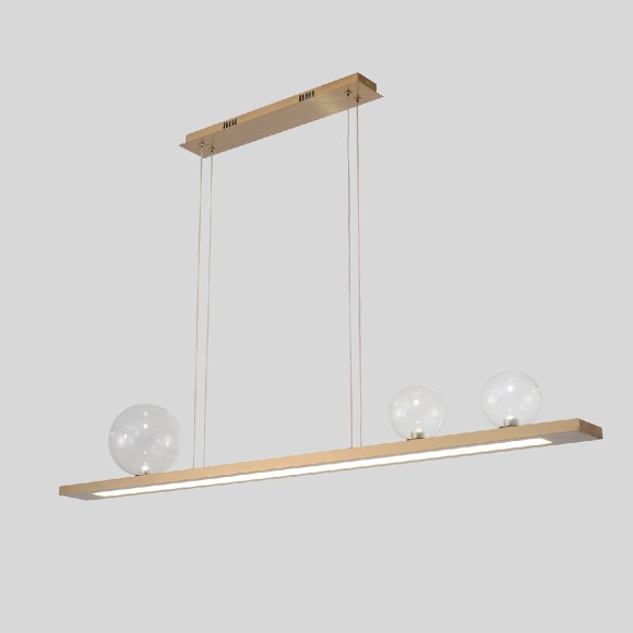 Подвесная светодиодная люстра Crystal Lux Ahora AHORA SP1 L1200 BRASS