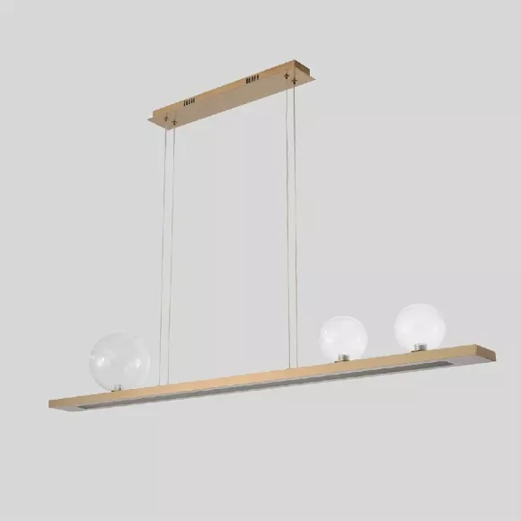 Подвесная люстра Crystal Lux AHORA SP1 L1200 BRASS, Латунь, Прозрачный, Нейтральный белый Подвесная люстра Crystal Lux AHORA SP1 L1200 BRASS, Латунь, Прозрачный, Нейтральный белый