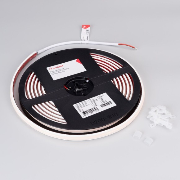 Светодиодная лента герметичная Arlight COB-PW-X480-10mm 24V Day4000 (10 W/m, IP66, 5m) 045863
