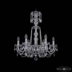 Подвесная люстра Bohemia Ivele Crystal 1402/6/195/XL-64 Ni
