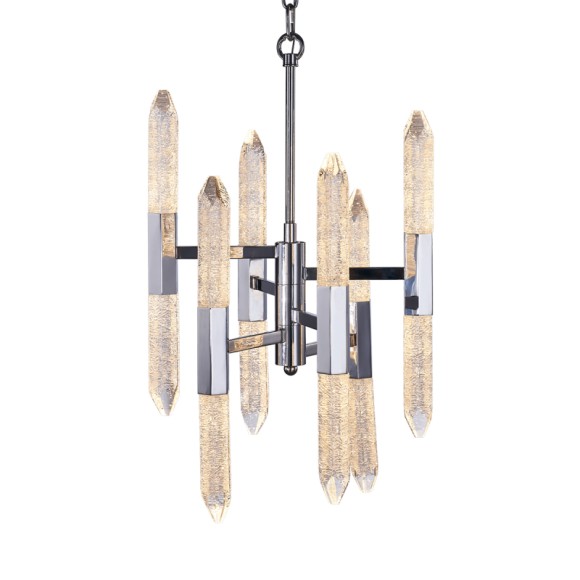 Подвесная светодиодная люстра Delight Collection Shard MD17003025-12B chrome