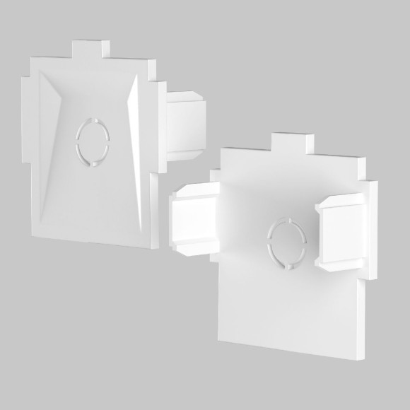 Комплект заглушек к встраиваемому шинопроводу (2 шт.) Maytoni Radity TRA084EC-12W