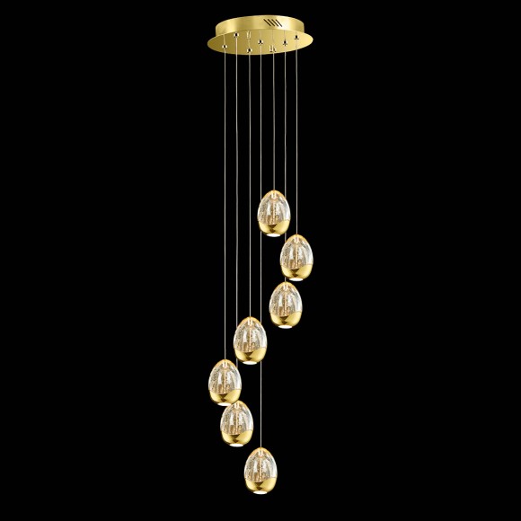 Подвесная светодиодная люстра Delight Collection Terrene MD13003023-7A gold