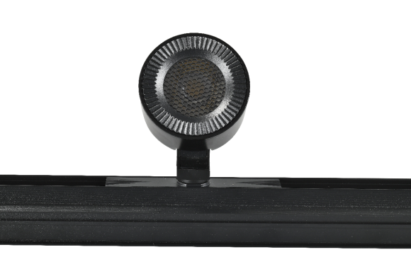 Трековый магнитный светильник iLedex Vision 4822-010-D82-12W-38DG-4000K BK (WALL WASHER)