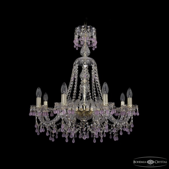 Подвесная люстра Bohemia Ivele Crystal 1410/8/240/XL-74 G V7010
