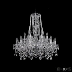 Подвесная люстра Bohemia Ivele Crystal 1411/12+6/240/h-80 Ni