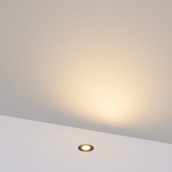 Ландшафтный светильник Arlight ART-PELURU-GROUND-R23-1W Warm3000 (GR, 100 deg, 24V) (IP67 Металл) 057831