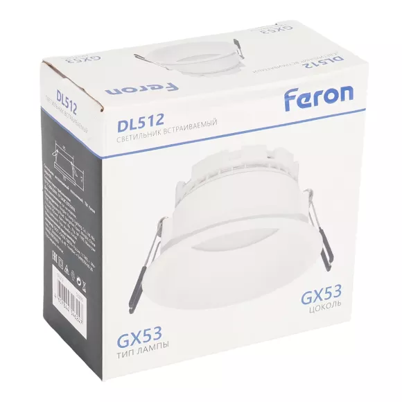 Встраиваемый светильник Feron DL512 53305 Встраиваемый светильник Feron DL512 53305