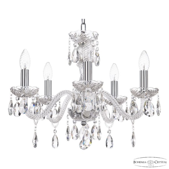 Подвесная люстра Bohemia Ivele Crystal 117/5/165 Ni
