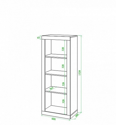 Стеллаж Toivo ВтН MER_TOJ-VtN-BE