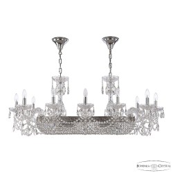 Подвесная люстра Bohemia Ivele Crystal 1453/12/195/800 Ni