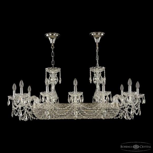 Подвесная люстра Bohemia Ivele Crystal 1453/12/195/800 Ni