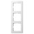 Рамка Jasmart G-Flex 3-постовая белый глянцевый поликарбонат G1103W