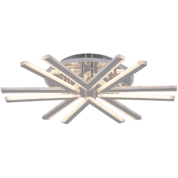 Потолочная светодиодная люстра с пультом управления Reluce 09824-3.3-06C CR (RGB)